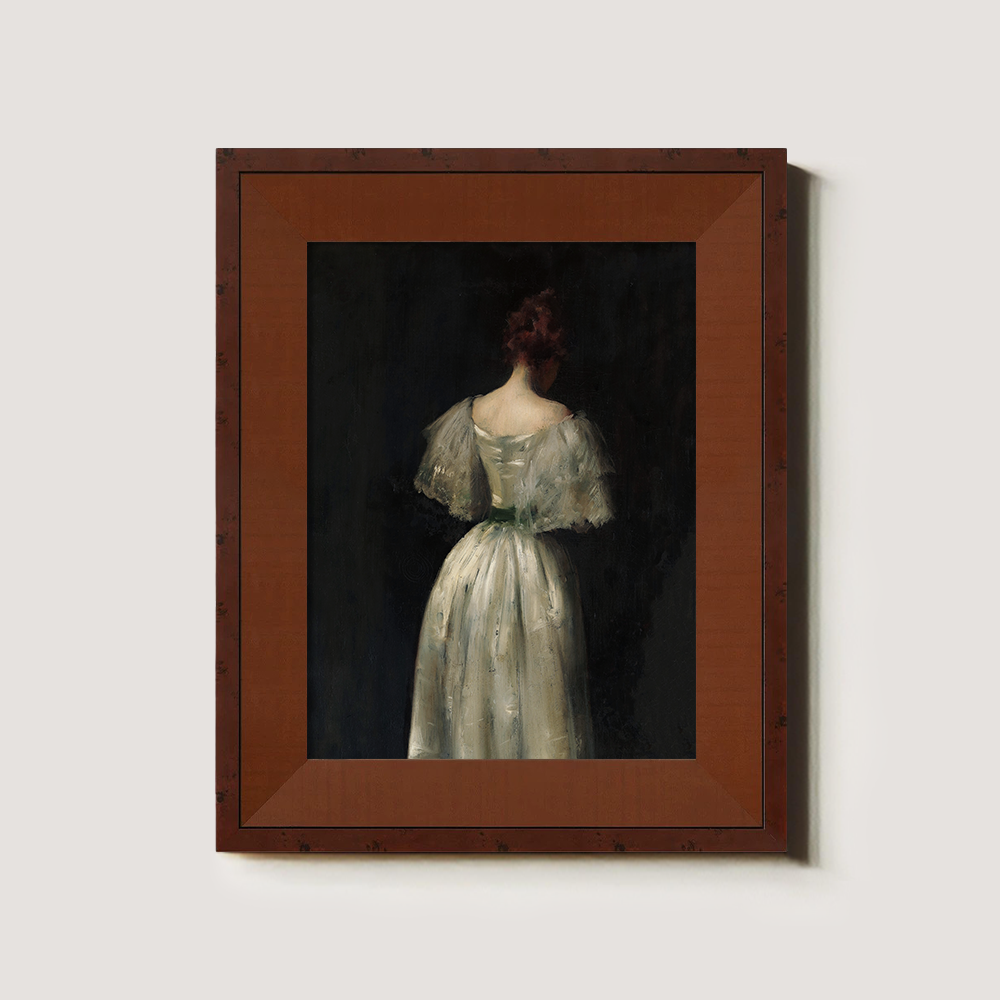 Background Art of a Woman in a Beautiful Dress