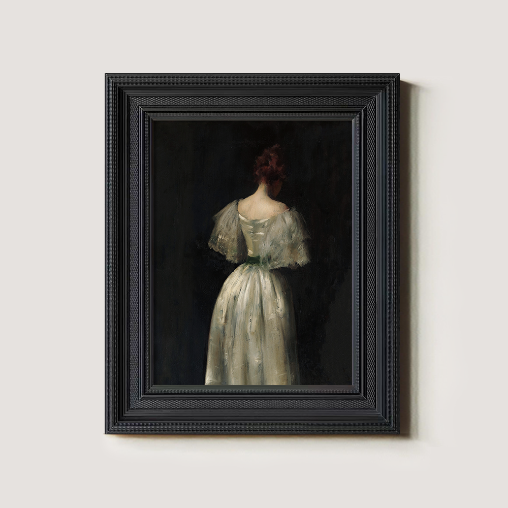 Background Art of a Woman in a Beautiful Dress