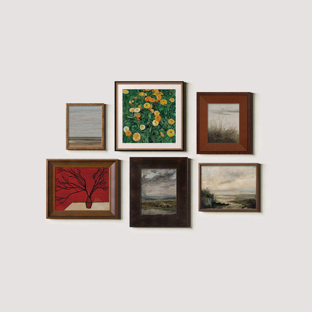 Framed Art Set of 6