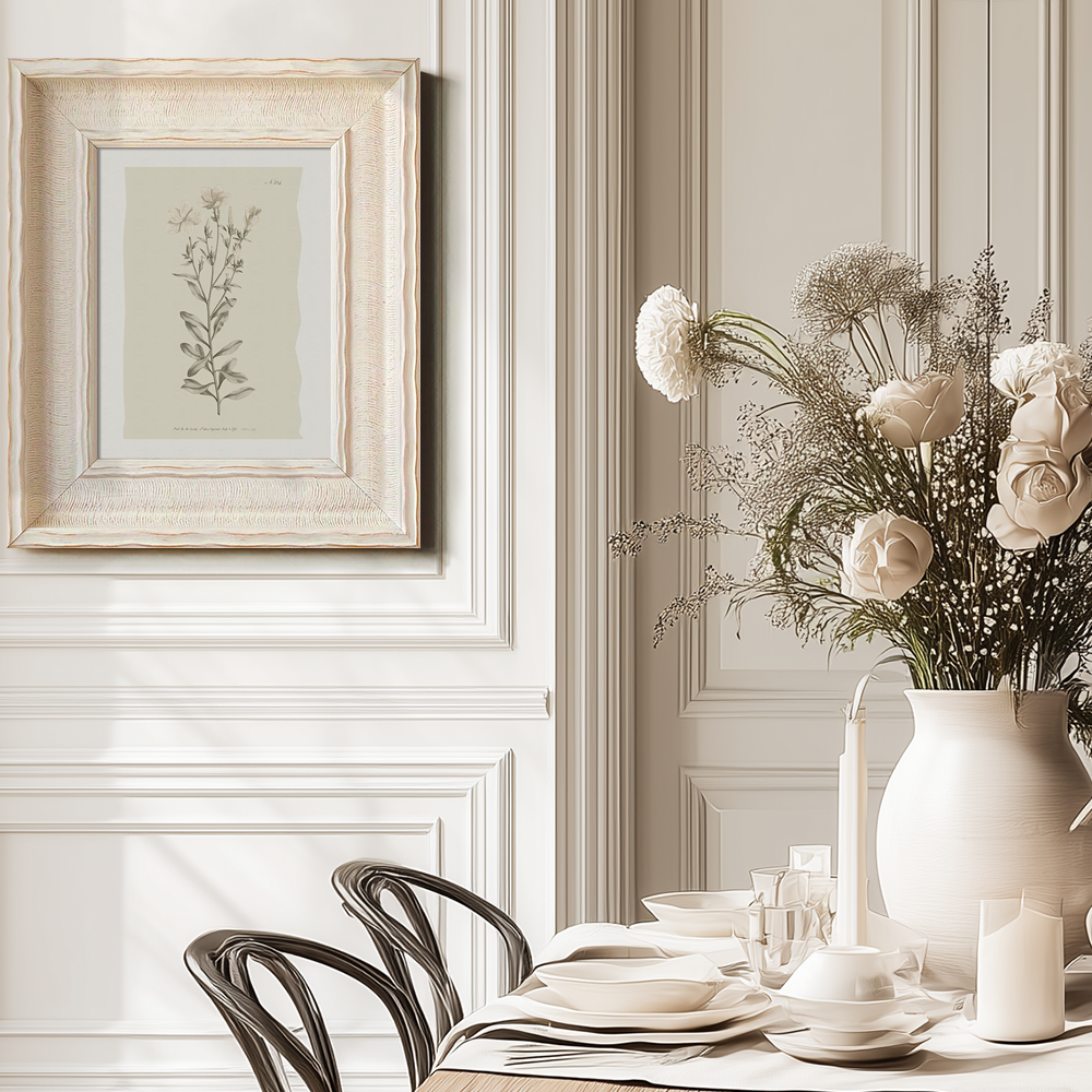 Vintage Epilobium Montanum Botanical Etching