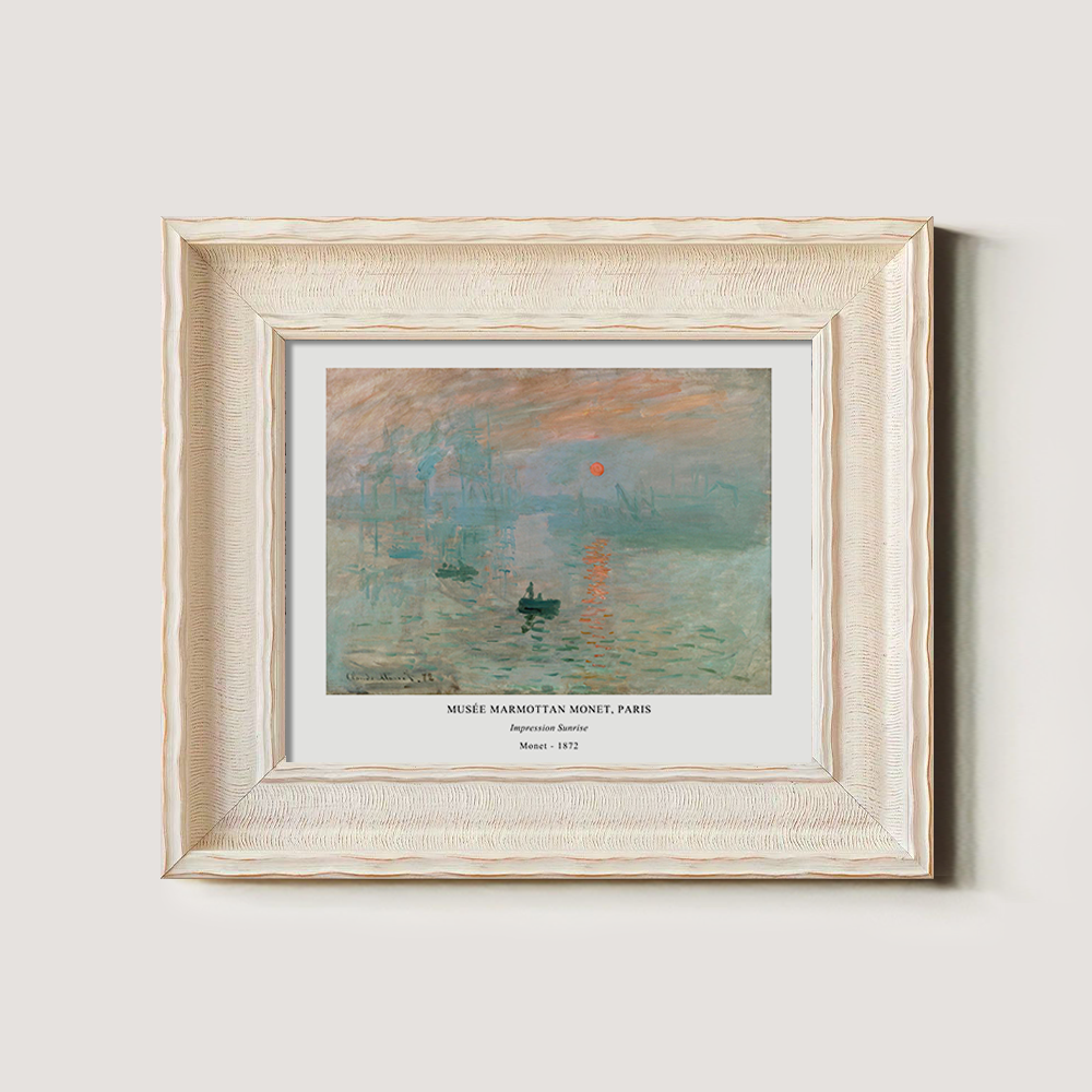 Impression, Sunrise Harbor Impressionist Reverie