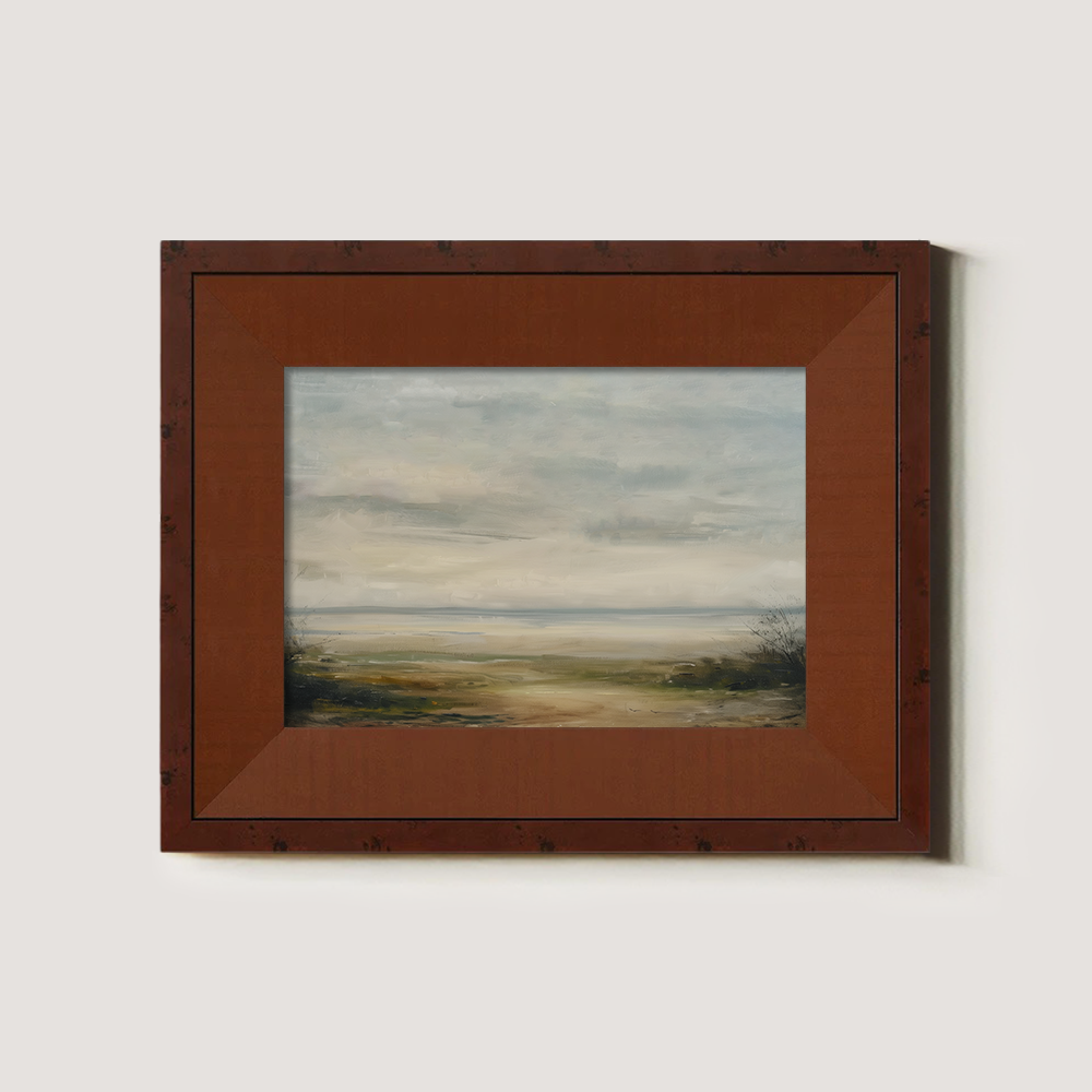 Serene Seaside Landscape Art