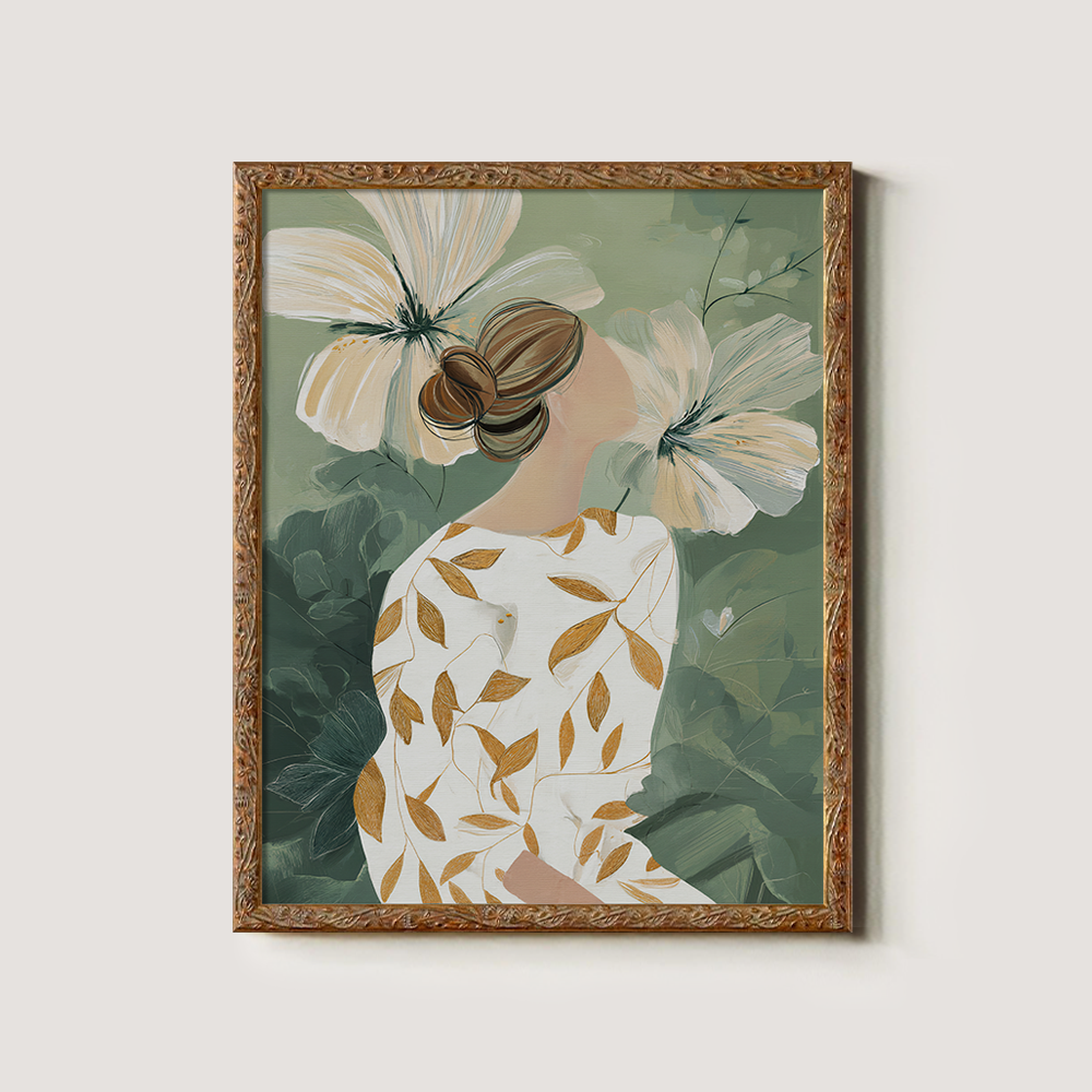 Whispering Petals Botanical Reverie