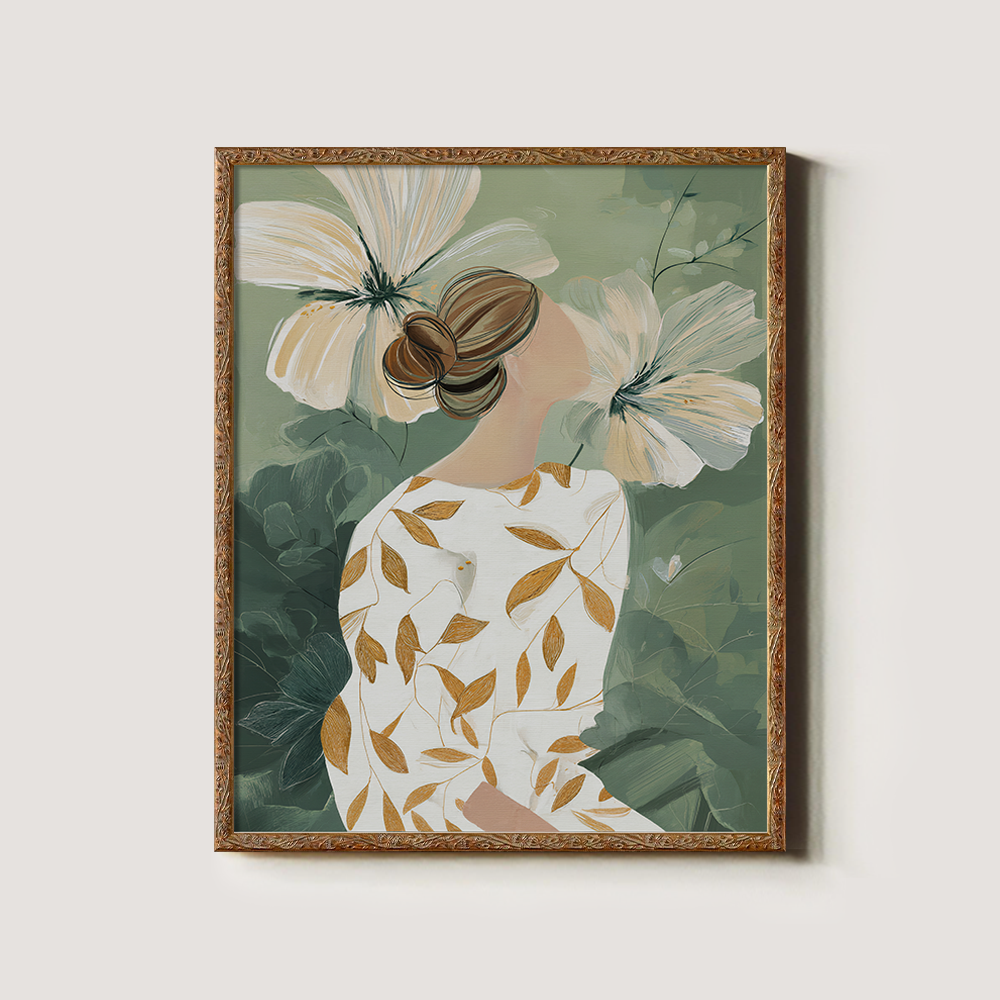 Whispering Petals Botanical Reverie