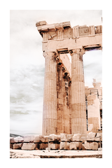 Athens Shrine Ruins Poster