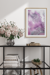 Purple Bubble Poster