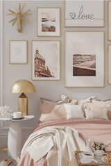 Lakeside Dry Grass Poster