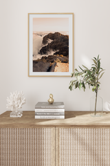 Cloudy Mountains Poster