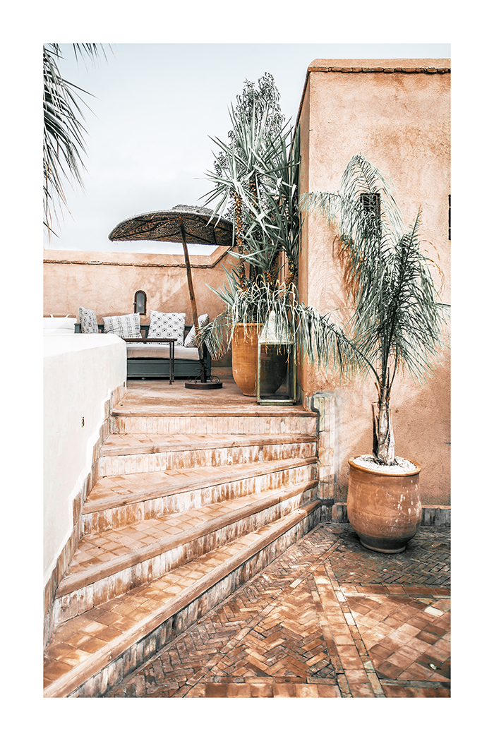 Summer Patio Poster