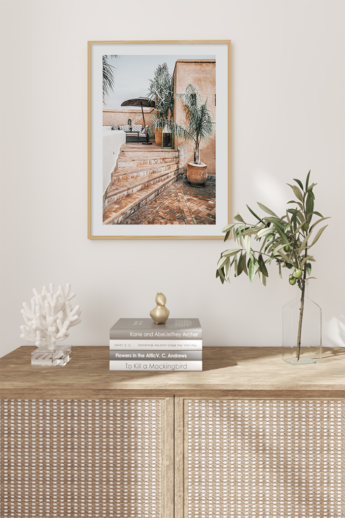 Summer Patio Poster