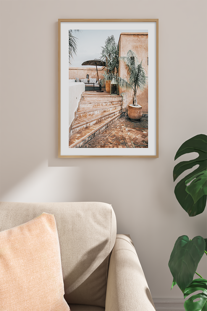 Summer Patio Poster