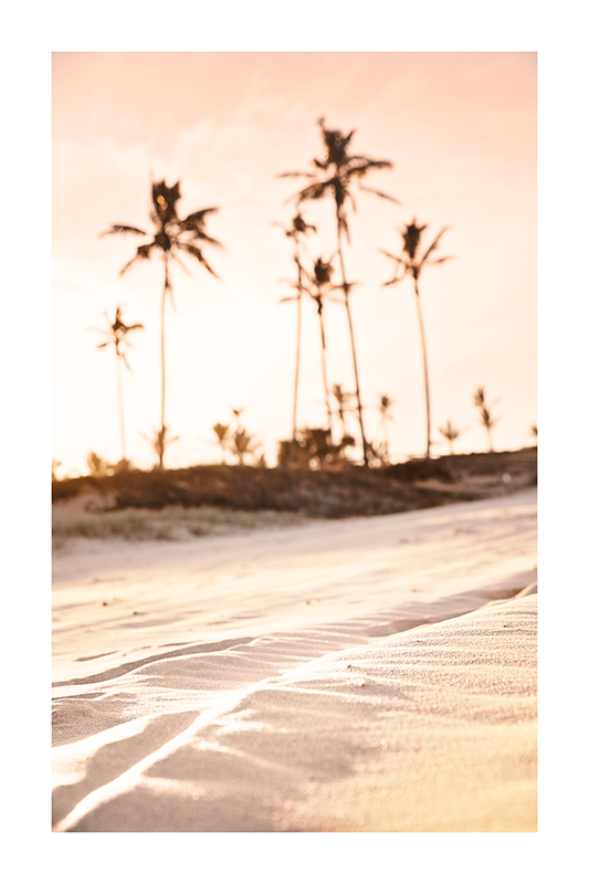 Beach Sand Close Up Poster