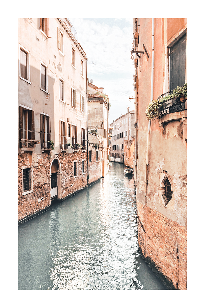 Canal of Venice Poster No.2