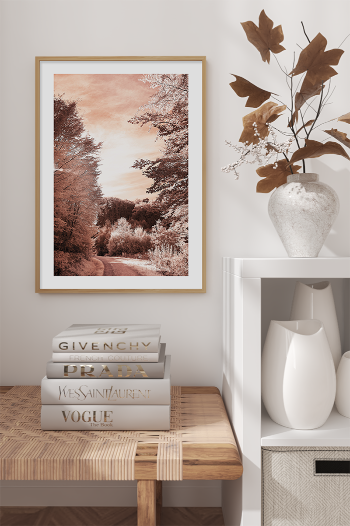 Roadside Trees Poster