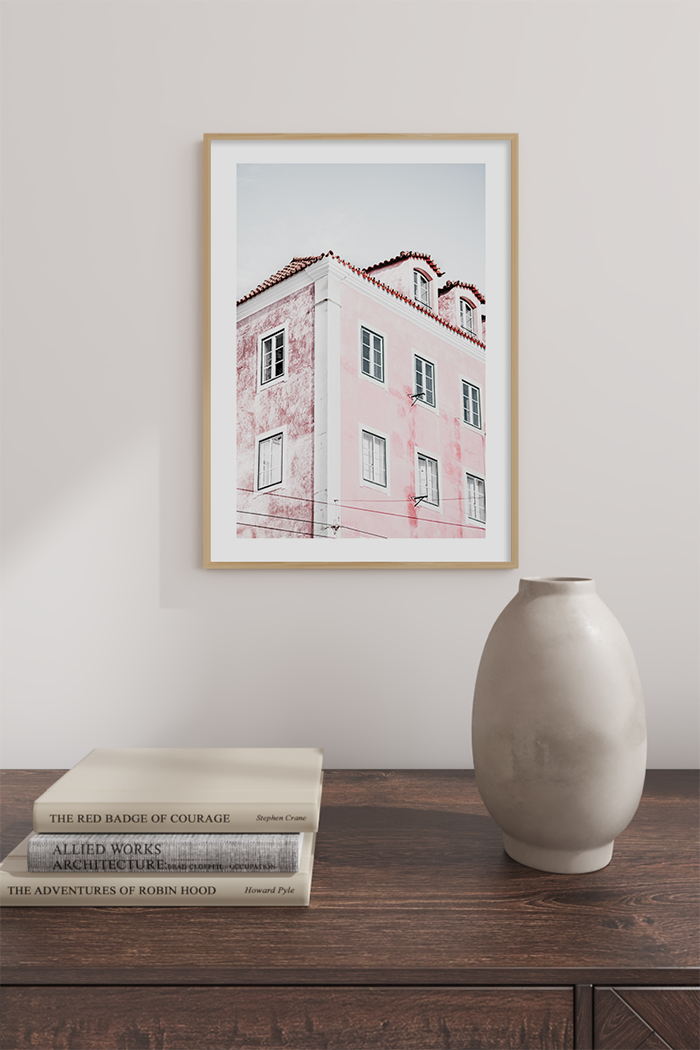 Pink House Poster