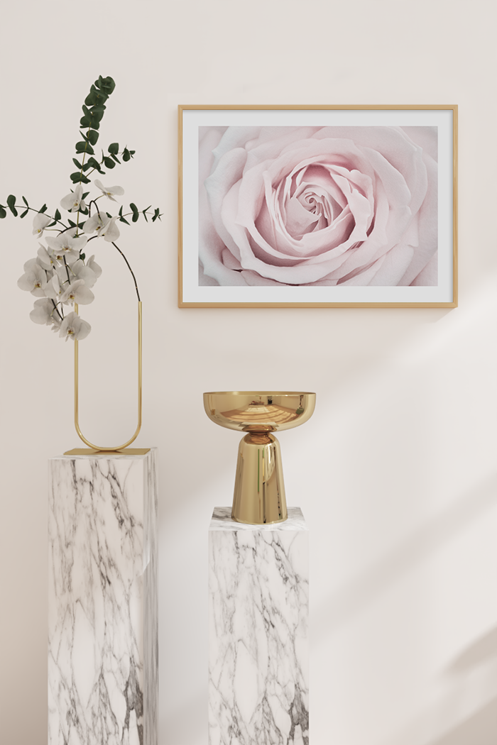 Pink Rose Detail Poster