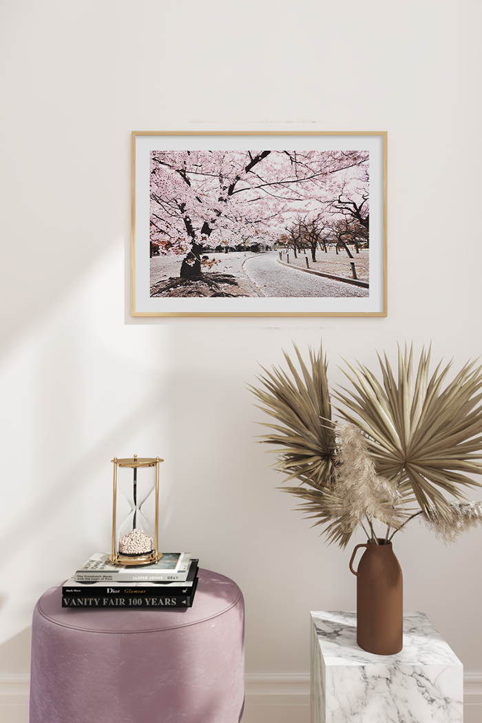 Cherry Tree in the Park Poster