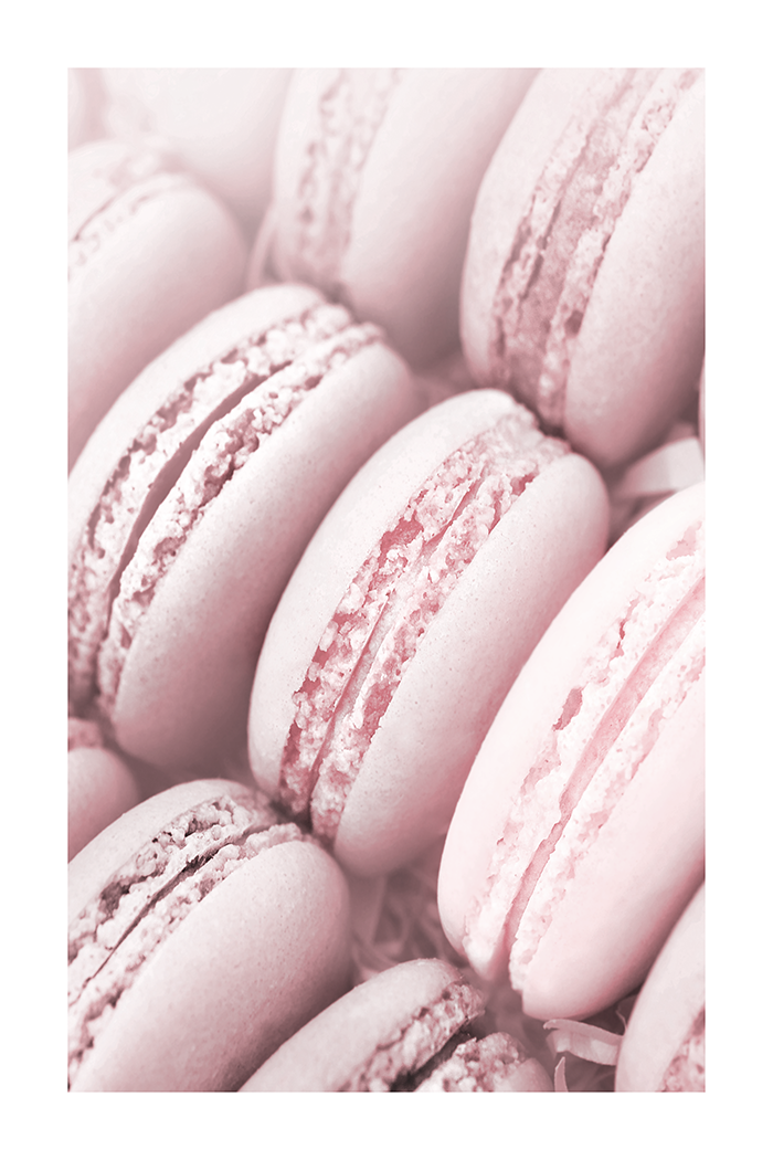 Pink Macaron Poster