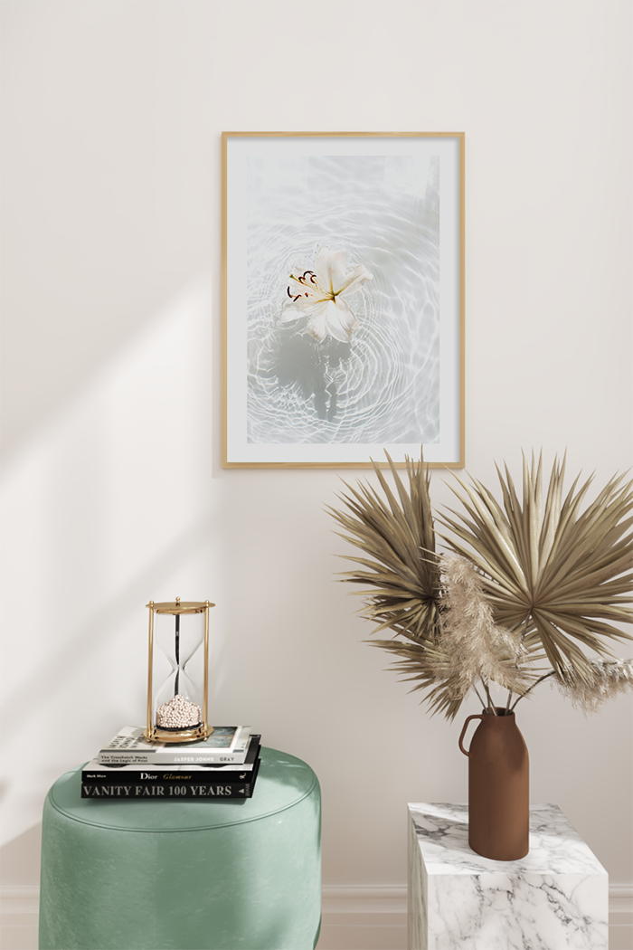 Lily on the Water Poster