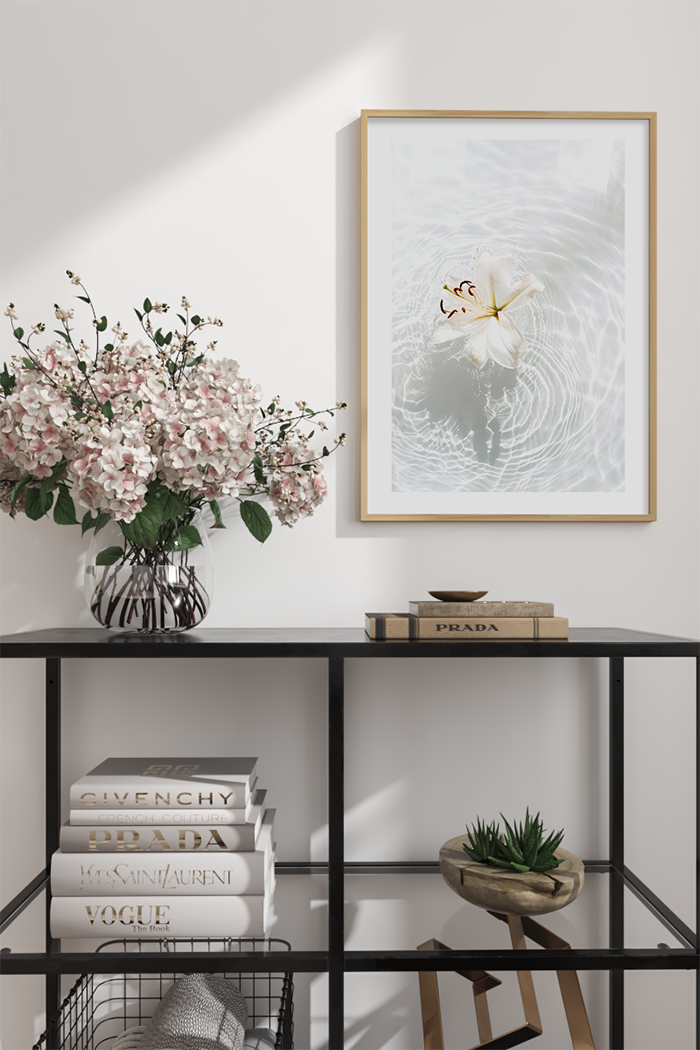 Lily on the Water Poster