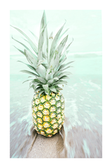Beach Pineapple Poster