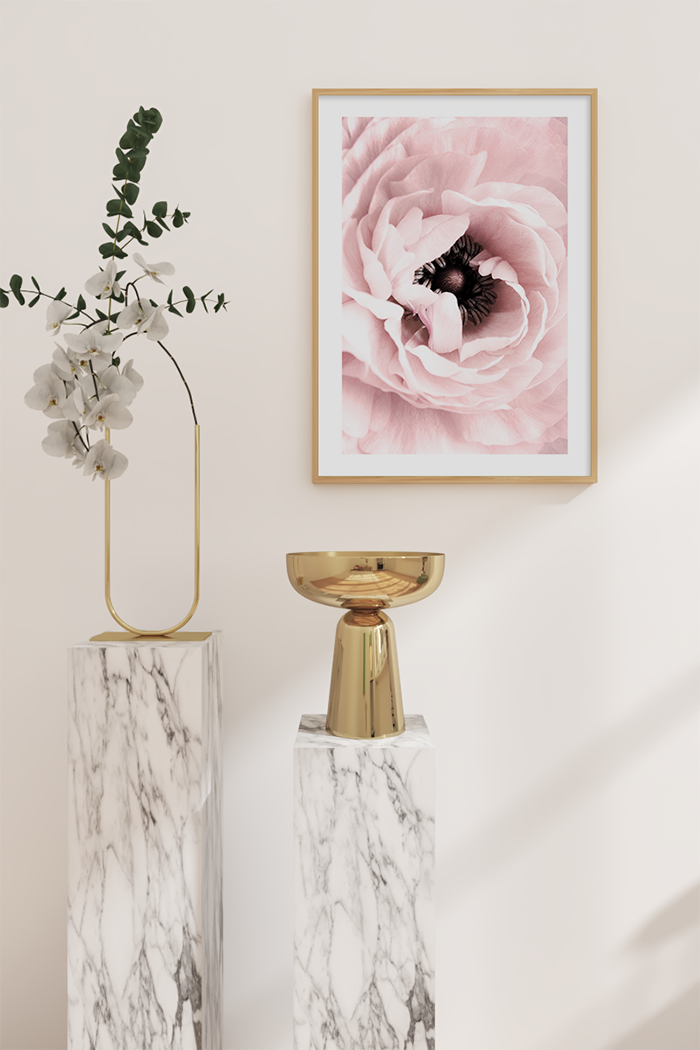 Blooming Pink Flowers Poster