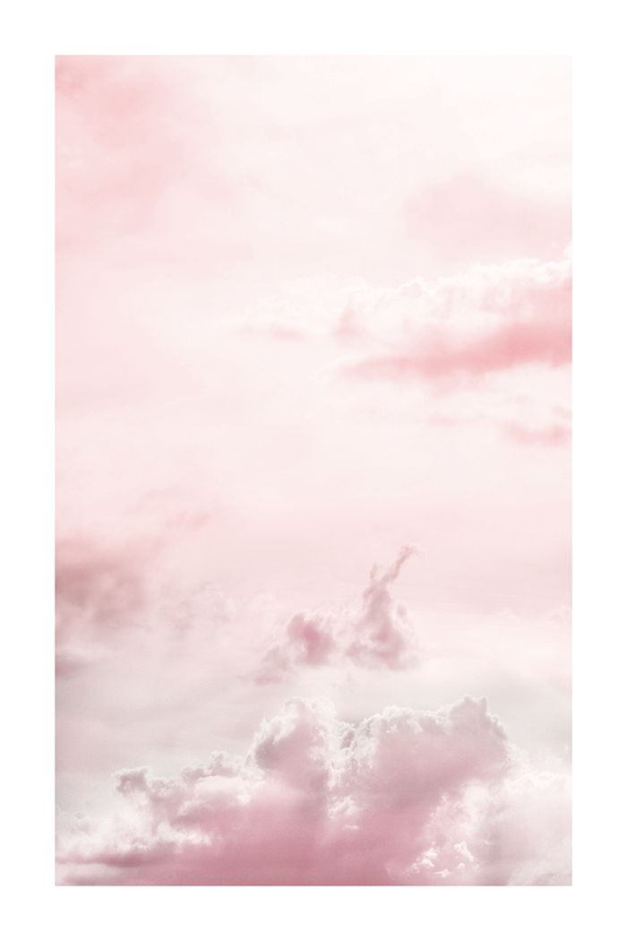 Dreamy Pink Sky Poster