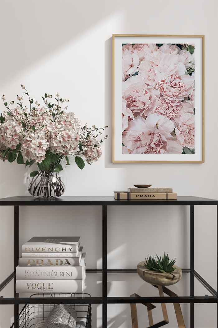 Blooming Peony Poster