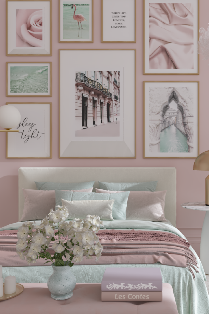 Pink Rose Poster