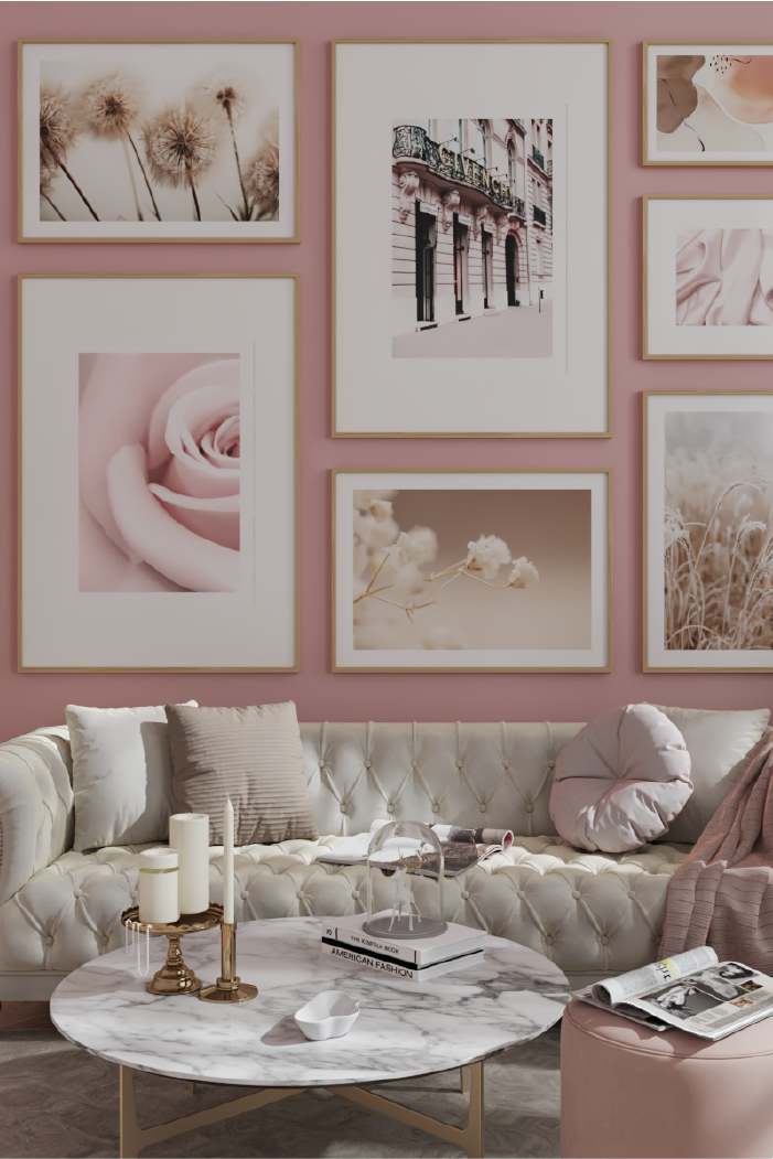 Pink Rose Poster