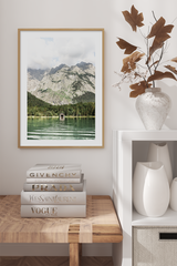 Lakeside Mountain Poster