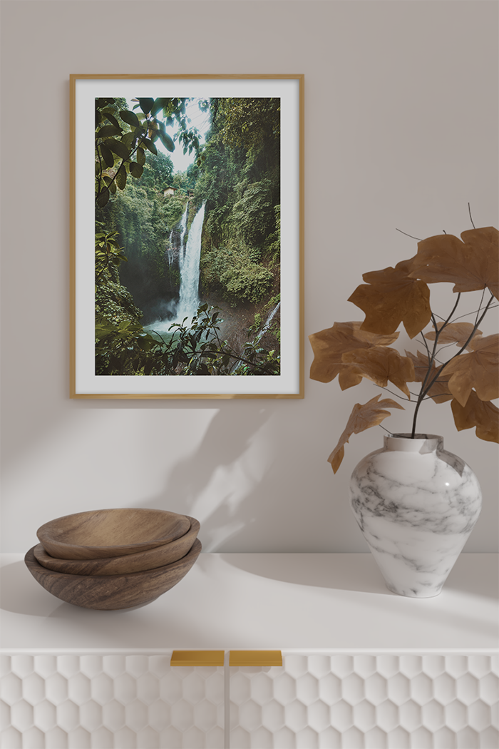 Waterfall in the Wild Poster