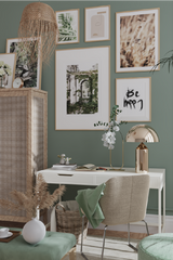 Pillar Covered by Plant Poster