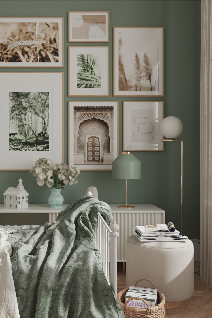 Beige Grass Poster