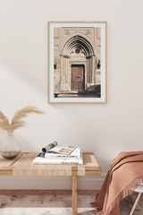 Old Arch Door Poster