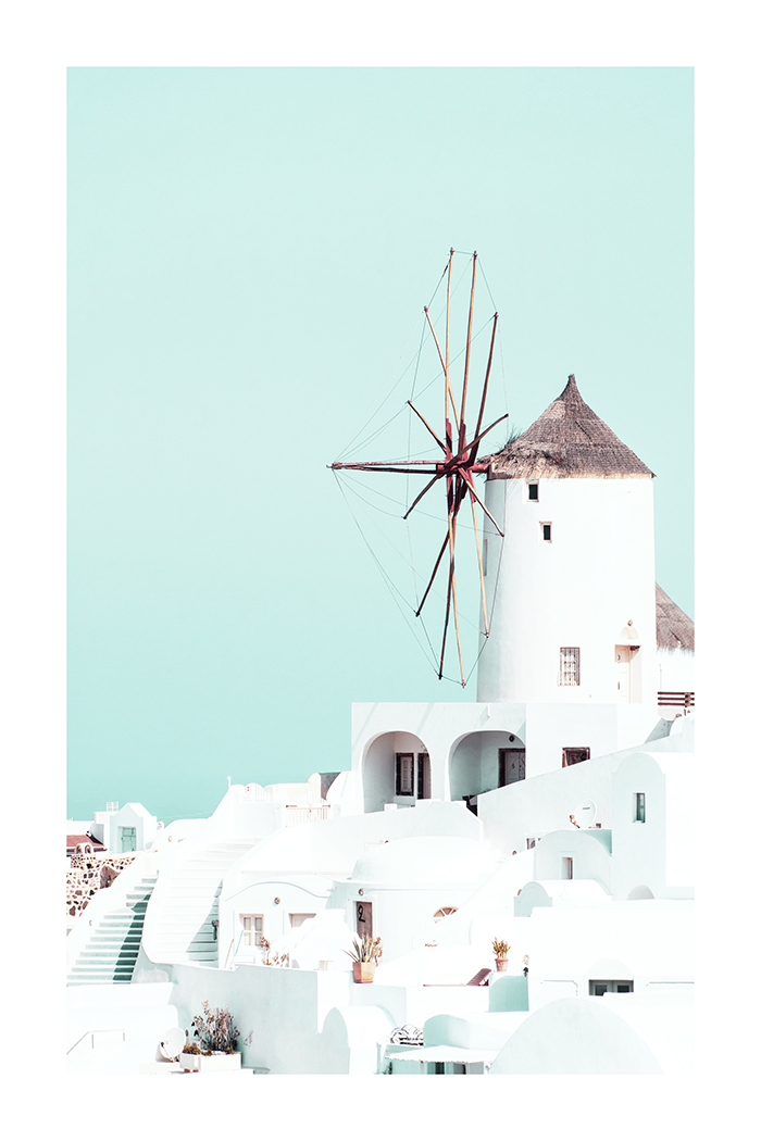 Santorini Architecture Poster No.2