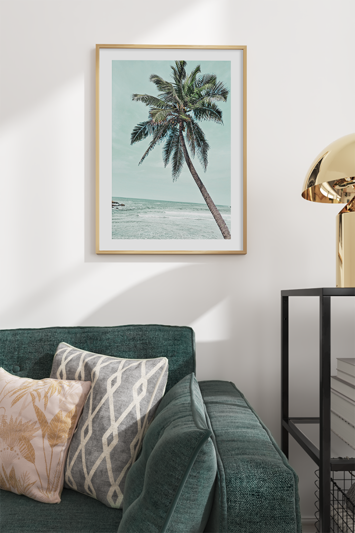 Coconut Tree Close Up Poster