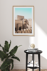 Nizwa Fort Architecture Poster