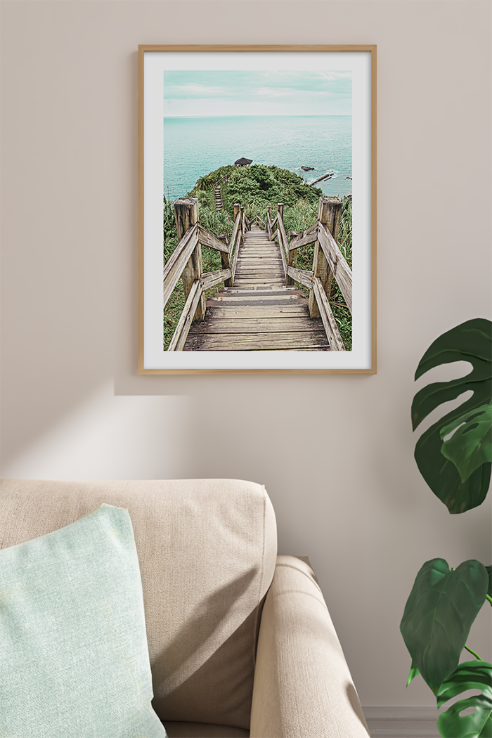 Wooden Bridge Close Up Poster