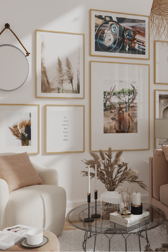 Dry Flower Arrangement Poster