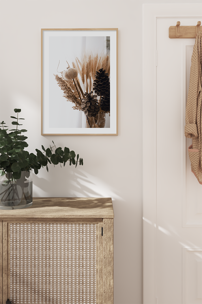Dry Flower Arrangement Poster