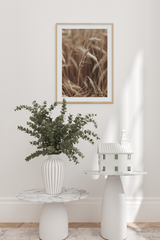 Wheat Field Close Up Poster