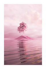 Dreamy Pink Tree Poster
