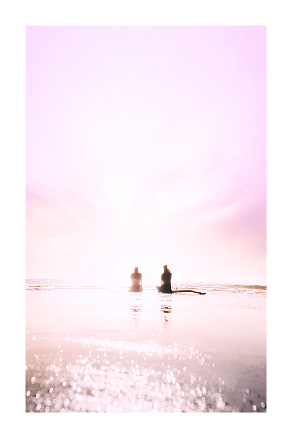 Meditation in the Beach Poster