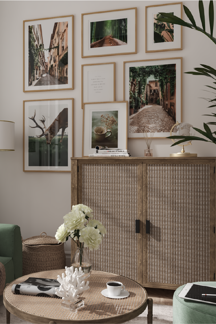 Dried Flowers in a Cup Poster