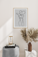 Figure Line Art Print