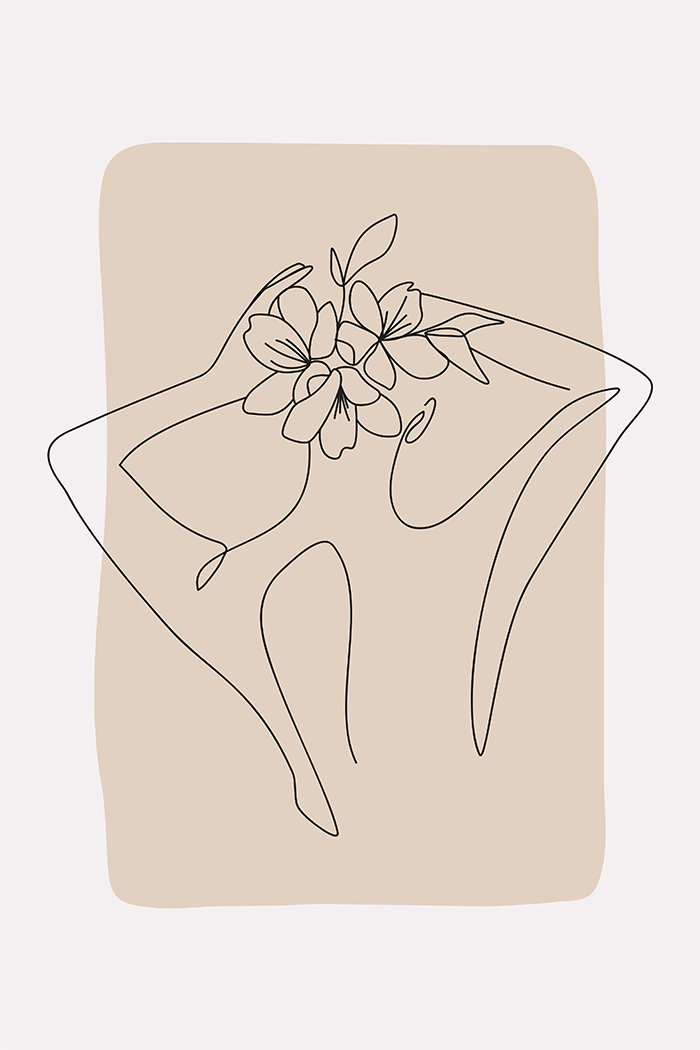 Women Line Art Poster
