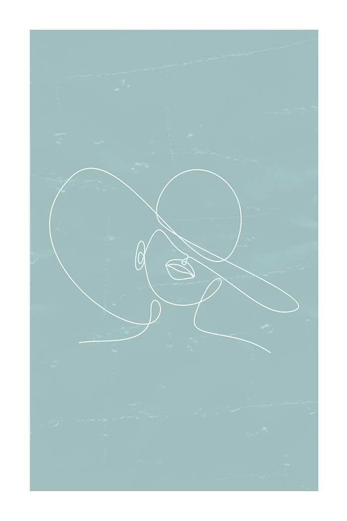 Fashion Women Line Art Print No.2