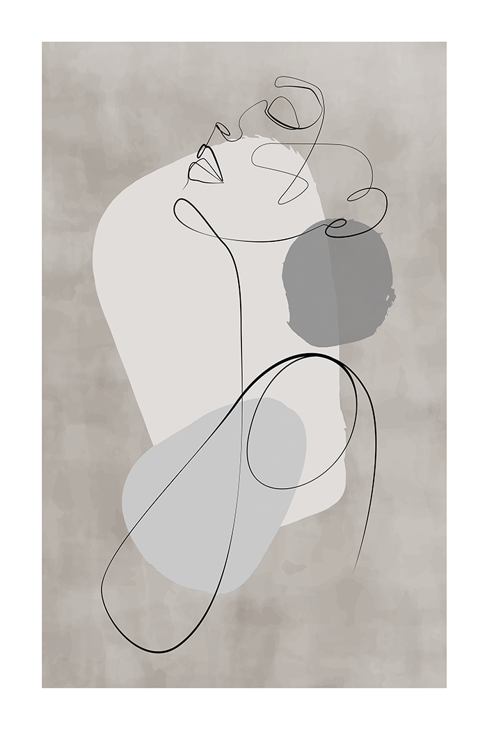 Women Line Art Print No.4