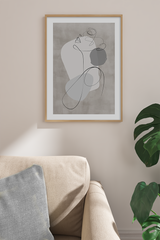 Women Line Art Print No.4